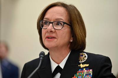 Lisa Franchetti wordt eerste vrouw aan het hoofd van Amerikaanse marine
