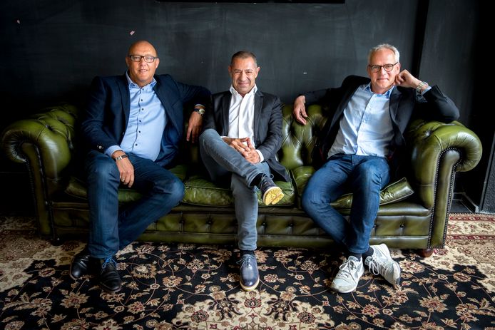 Jaco Scheffers, Roland Kahn en Ronald van Zetten zijn de mannen achter modeplatform Frendz.