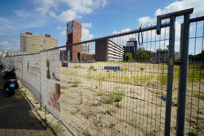 Hier moet het Nieuwe Metterswane komen. Een van de drie woontorens waarvoor Nijmegen subsidie uit Den Haag heeft gekregen.