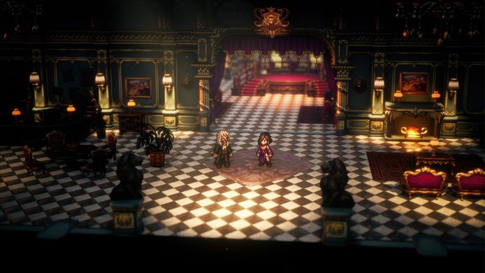 Beeld uit 'Octopath Traveler II'.