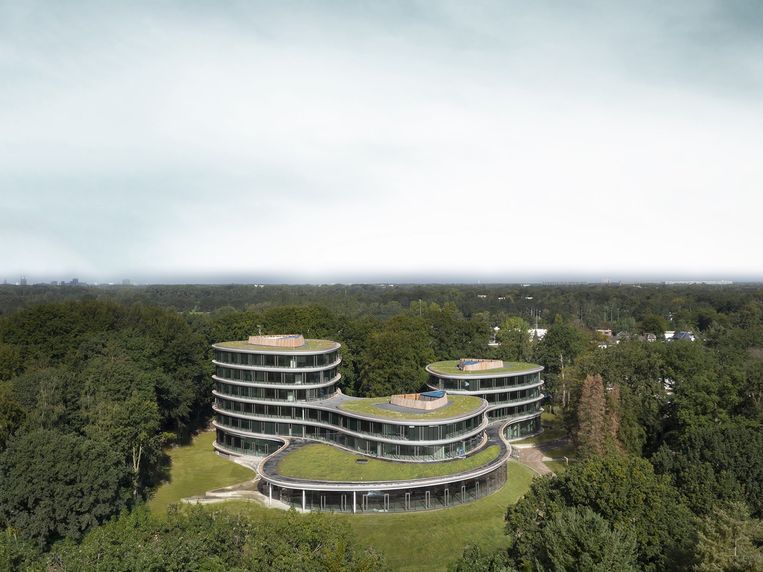Het hoofdkantoor van de Triodos-bank in Zeist door RAU architecten. Beeld  Ossip van Duivenbode