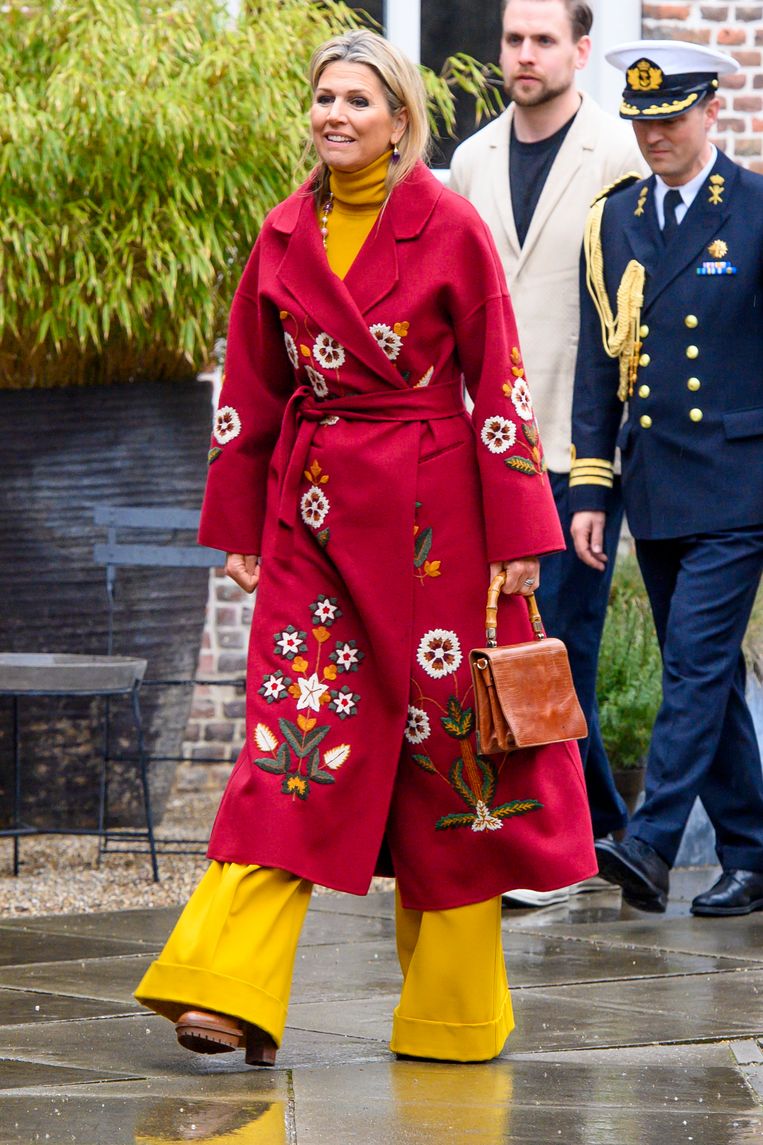 Koningin Máxima bezocht vandaag creatieve ondernemers in Eindhoven.  Beeld Brunopress