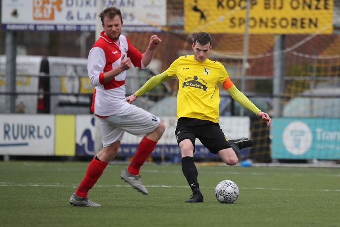 Ruurlo-aanvoerder Sander Krabben reist dit seizoen meermaals af naar Twente.