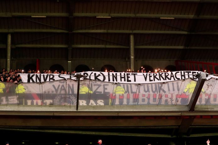 Spandoek van fans van Willem II.