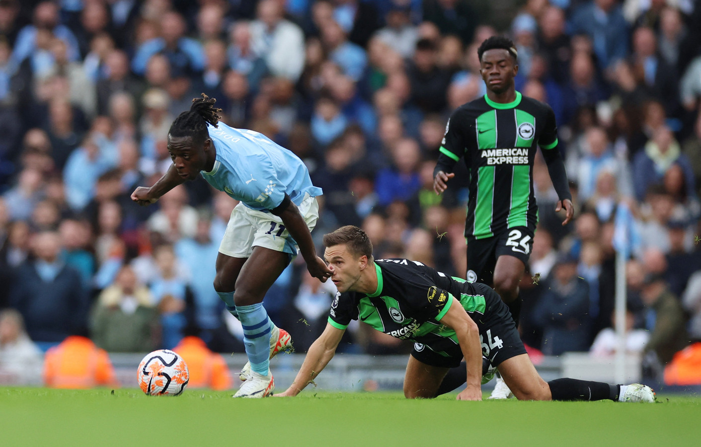 Brighton onderuit bij Manchester City op weg naar clash tegen Ajax,  sterkhouders vallen geblesseerd uit | Foto | AD.nl
