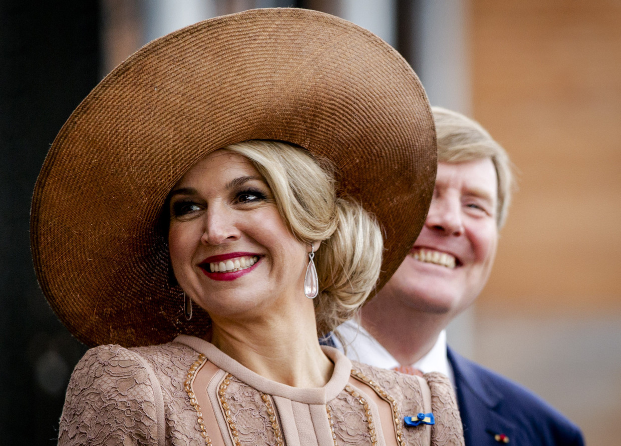 Koning Willem-Alexander en koningin Maxima in Frankrijk. Beeld anp