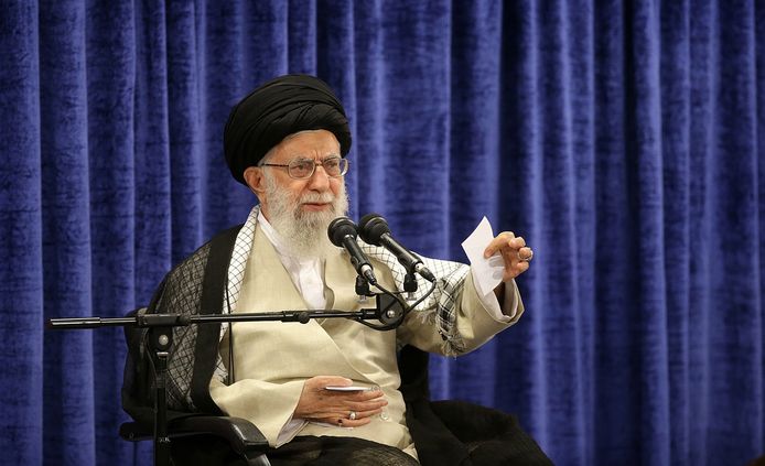 De Iraanse grootayatollah Ali Khamenei.