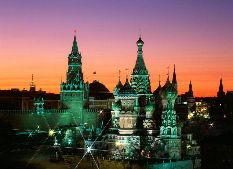 De Basiliuskathedraal in Moskou. In Moskou wonen de meeste miljardairs. Beeld Thinkstock