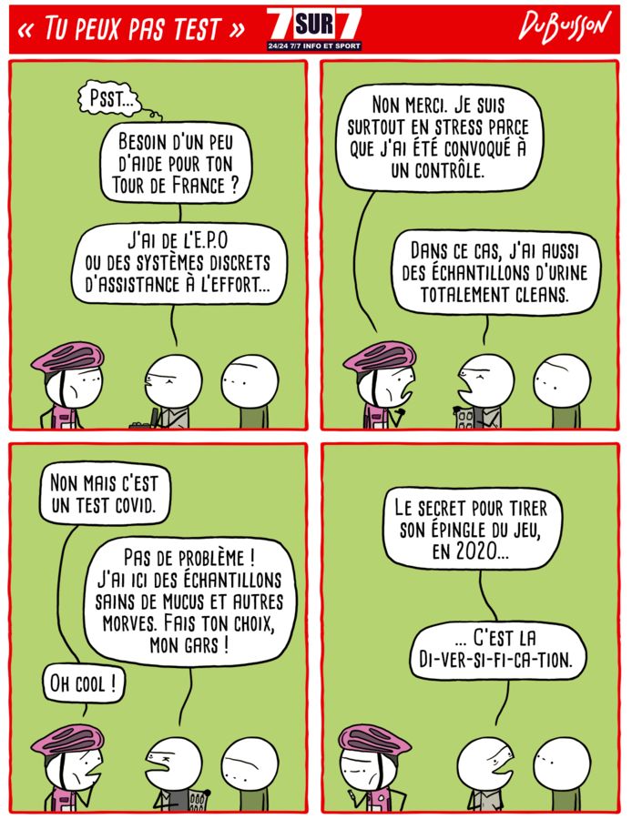 "Tu peux pas test", 31 août 2020