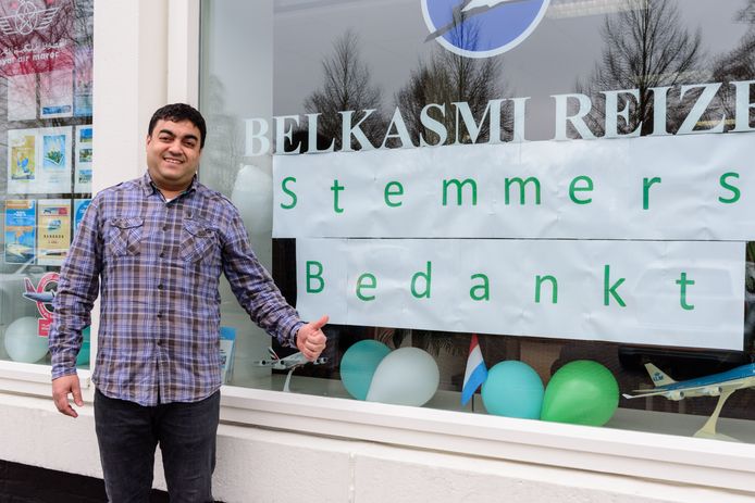 Belkasmi kwam in 2018 met 625 stemmen op zijn persoon de gemeenteraad van Amersfoort in.