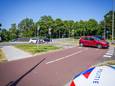 De rotonde in Arnhem waar regelmatig ongelukken gebeuren.
