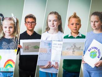 REPORTAGE. Acht Oekraïense kinderen tekenen over de oorlog en hun vlucht naar België: “Aan de Poolse grens zag ik een kindje sterven”