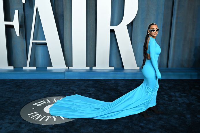 Kim Kardashian Op de Vanity Fair Festa degli Oscar.