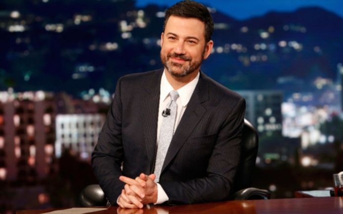 Jimmy Kimmel tijdens zijn talkshow.