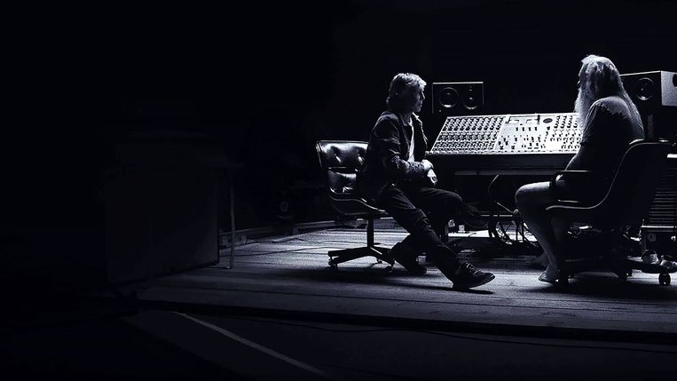 McCartney 3, 2, 1 - Series (USA-2021) - Caption: Paul McCartney en Rick Rubin Beeld TMDb
