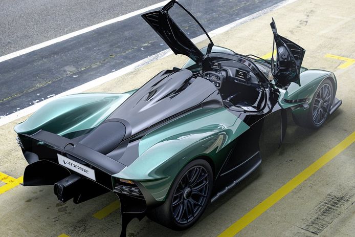 De Aston Martin Valkyrie Spider.