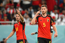 Jan Vertonghen tijdens de wedstrijd tegen Marokko.
