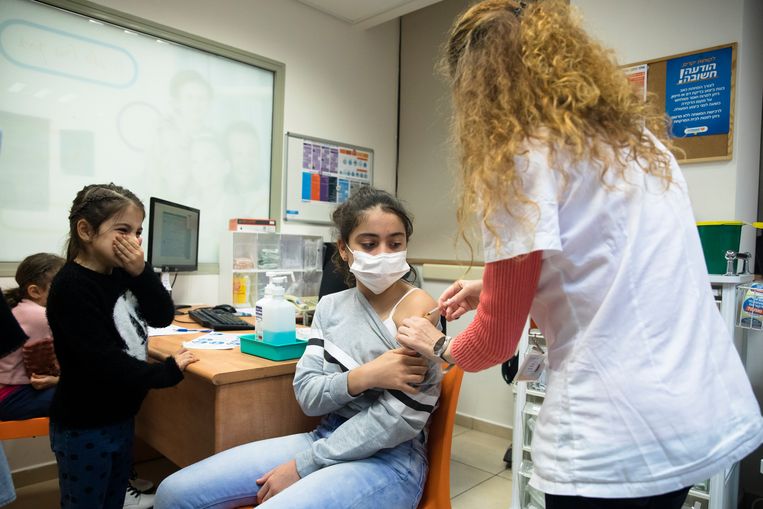 In Israël kunnen kinderen in de categorie 5 tot en met 11 jaar vanaf eind november gevaccineerd worden. Beeld Getty Images