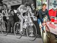 Freddy Maertens voor Flandria en in zijn zog Eddy Merckx, rechts: het nieuwe boek over dit wonderlijke wielerteam.