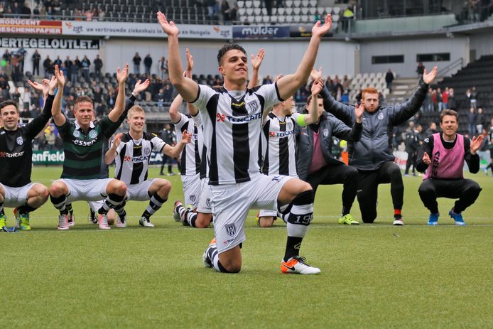 Joey Pelupessy als speler van Heracles.