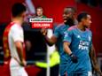 Lutsharel Geertruida viert de winnende goal tegen Ajax.