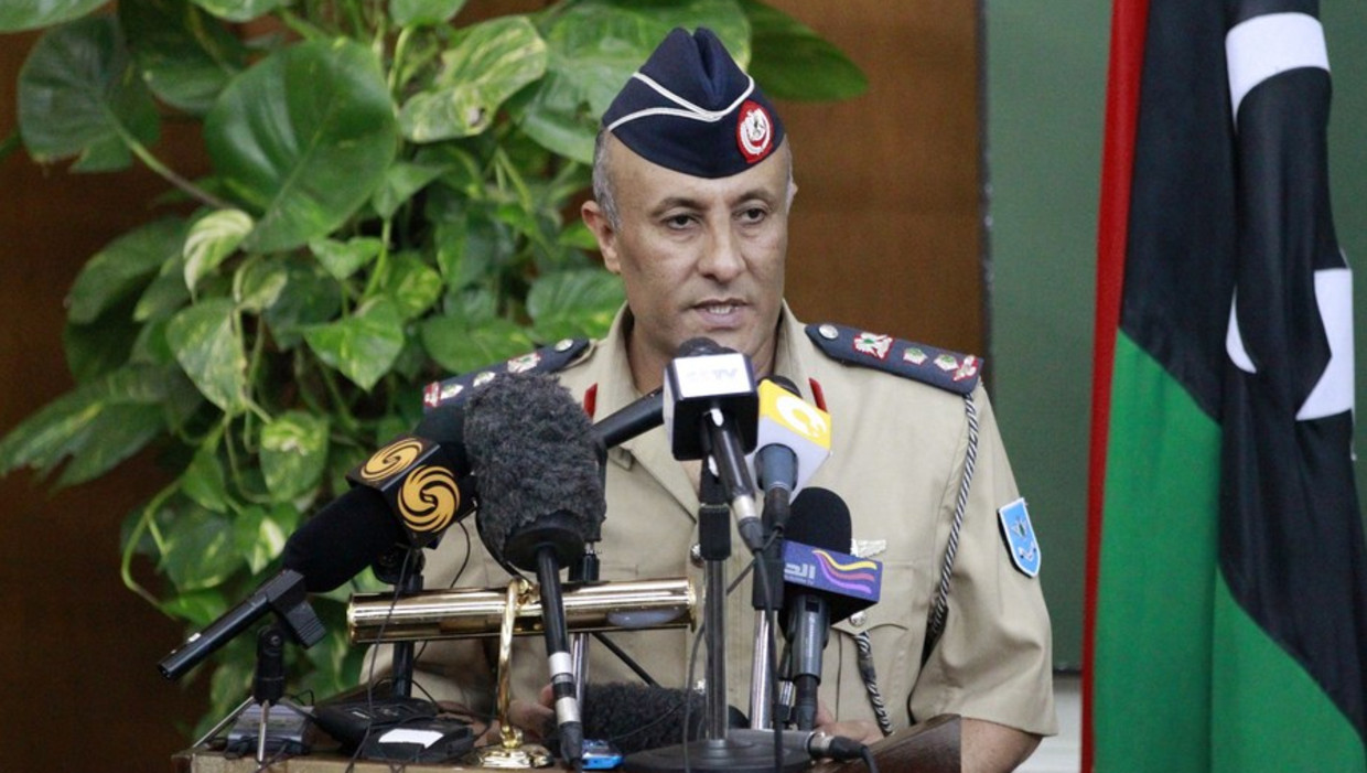Woordvoerder van de rebellen, Ahmed Bani, kondigde vorige week aan dat de rebellen opnieuw in gaan zetten op Tripoli. Beeld reuters