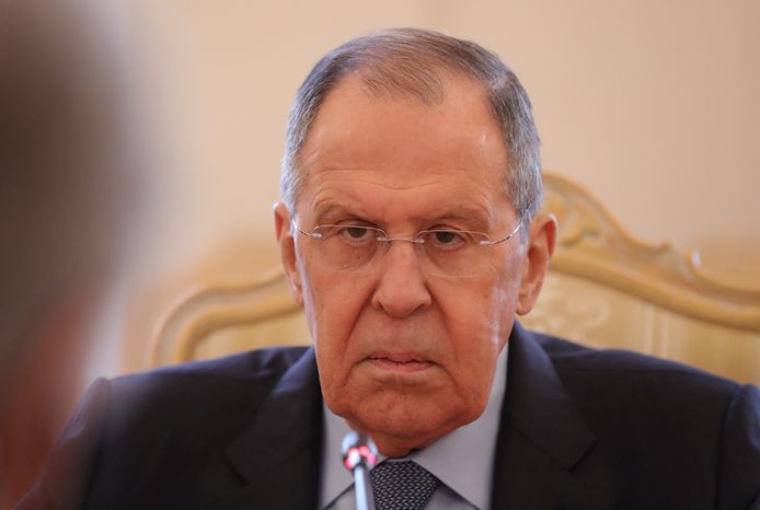 Sergej Lavrov, buitenlandminister van Rusland, ziet "een reëel gevaar dat er een derde wereldoorlog komt".