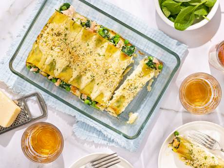 Wat Eten We Vandaag: Cannelloni met zalm en ricotta