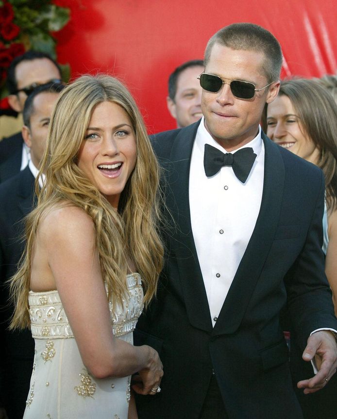 Jennifer Aniston en Brad Pitt