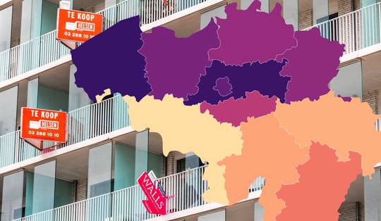 In Vlaanderen stijgt prijs voor appartement naar meer dan 300.000 euro: zo veel kost vastgoed gemiddeld in uw provincie