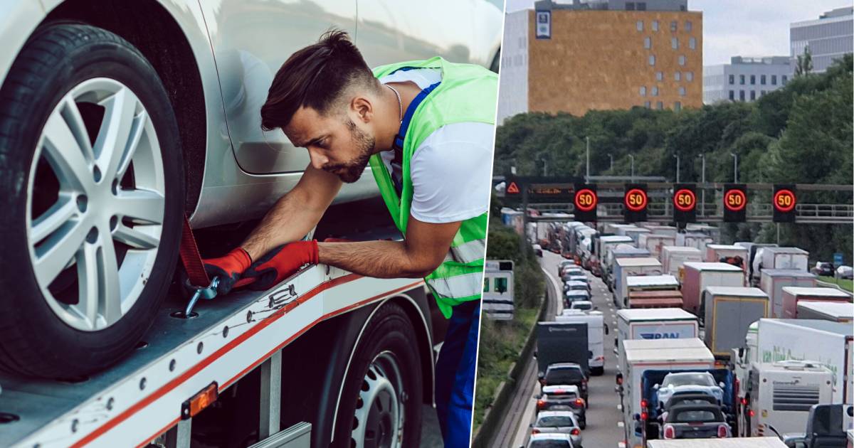 Takelaars weigeren contract: nóg langere files na ongeval dreigen op Antwerpse Ring.