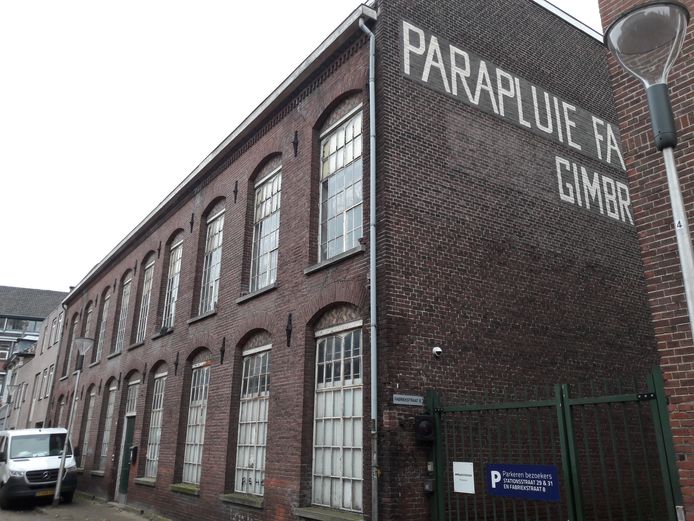 De voormalige fabriek aan de Fabriekstraat in Tilburg.