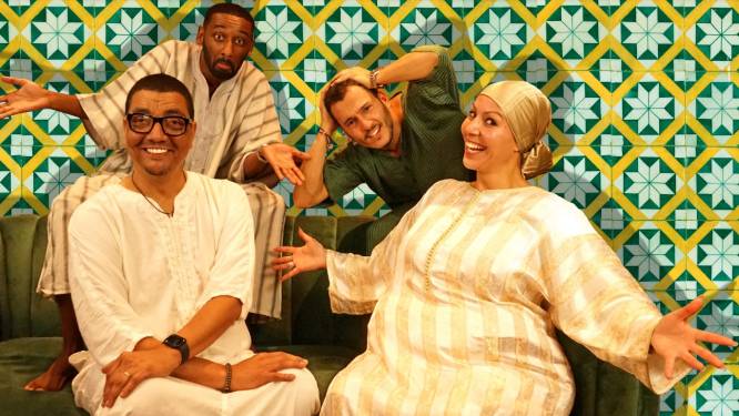 Comedy in de vierde versnelling met Anuar, Jörgen, Fuad en Mouna; ‘Eindelijk een vrouw. Ben ik blij mee’