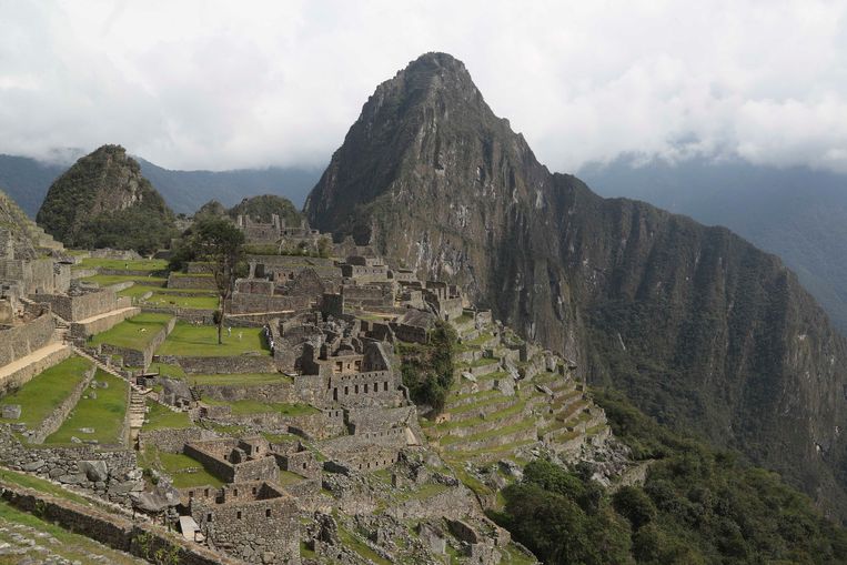 Een overzichtsbeeld van Machu Picchu.  Beeld AP
