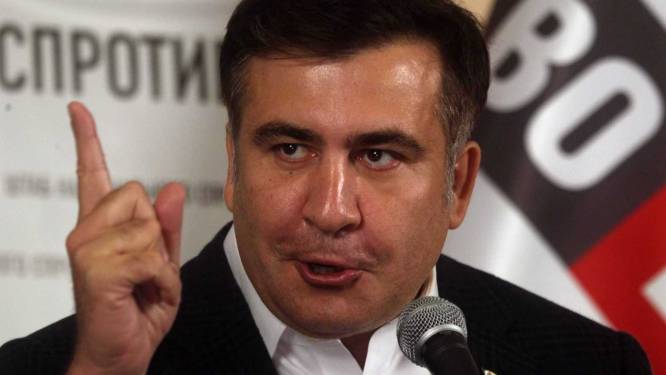 Voormalig president van Georgië Saakasjvili nog steeds in hongerstaking