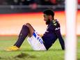 Jeffry Fortes zit er verslagen bij na de nederlaag van De Graafschap.