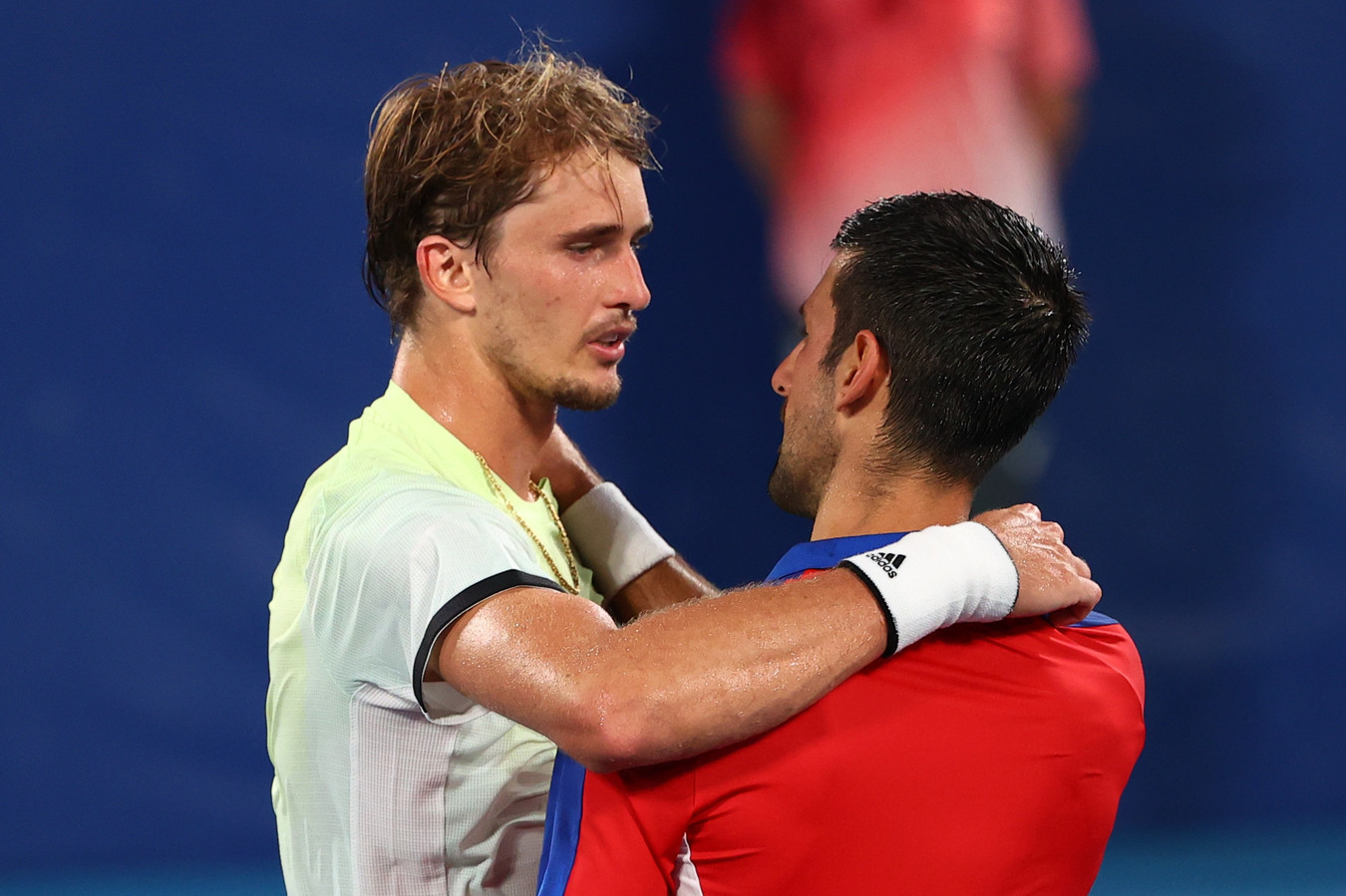 Alexander Zverev et Novak Djokovic