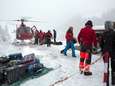 Dode door lawine en gestrande toeristen door hevige sneeuwval Alpen