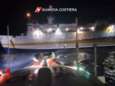 Italiaanse kustwacht redt 177 mensen van brandende ferry