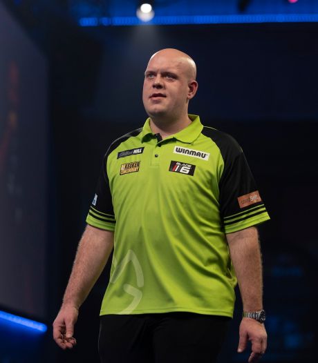Drama voor Michael van Gerwen: drievoudig wereldkampioen test positief en ligt uit WK darts