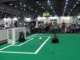 Eindhovense robots winnen voetbalwedstrijd