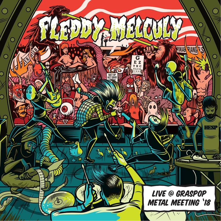 De hoes van ‘Fleddy Melculy Live @ Graspop Metal Meeting ‘18.  Beeld 