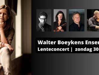 Lenteconcert van het Walter Boeykens Ensemble op zondag 30 april