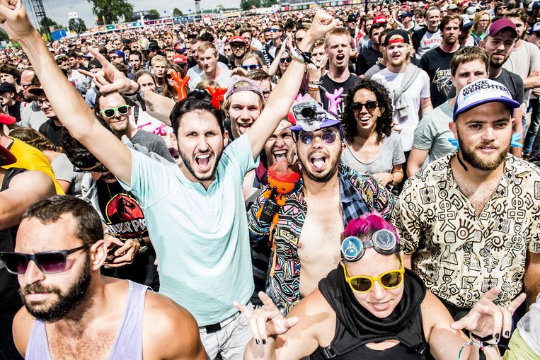 De wei van Werchter, pre-corona. Beeld ID/Stefaan Temmerman