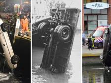 In beeld | 50 jaar lang pechvogels die hun auto zien verdwijnen in de Scheveningse haven