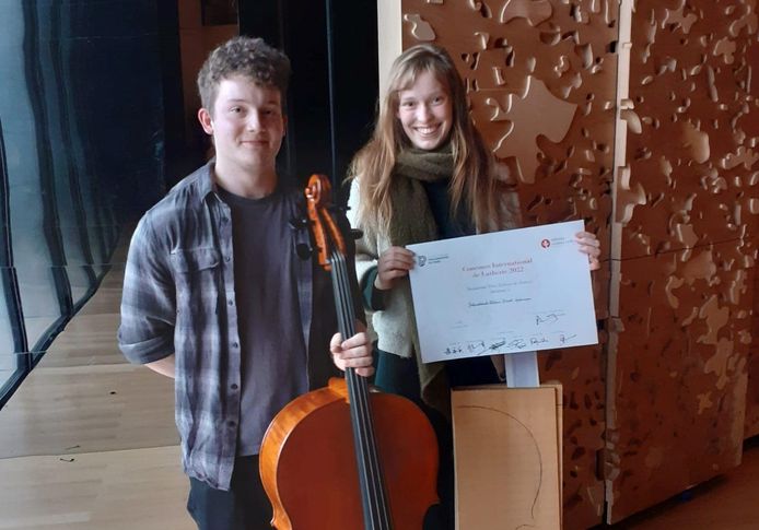Joshua Hermans en Ilze de Ligt.