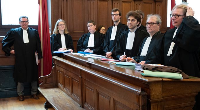 Le tribunal correctionnel de Bruxelles, ce lundi 24 février.