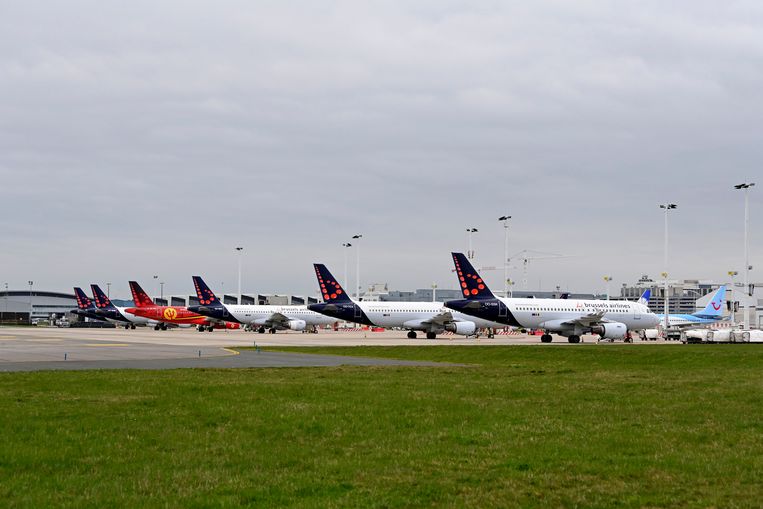 De luchthaven van Zaventem. Beeld Photo News