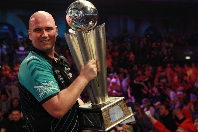 Rob Cross, de nieuwe wereldkampioen darts.