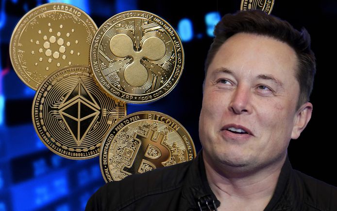 Elon Musk investeert in drie verschillende cryptomunten Geld